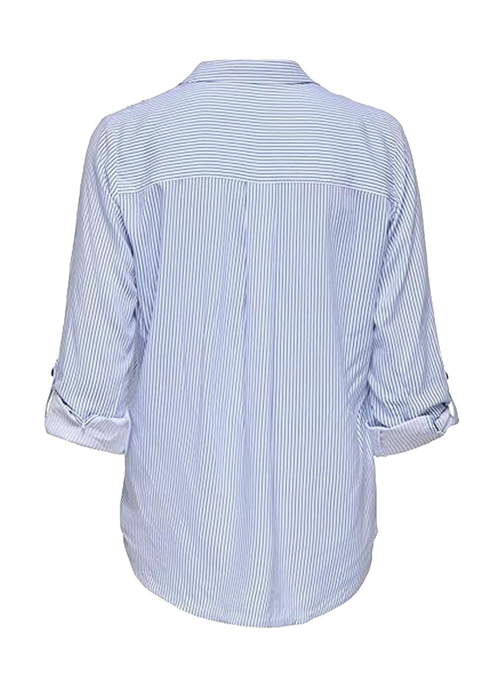 Camisa Only Yasmin azul para mujer