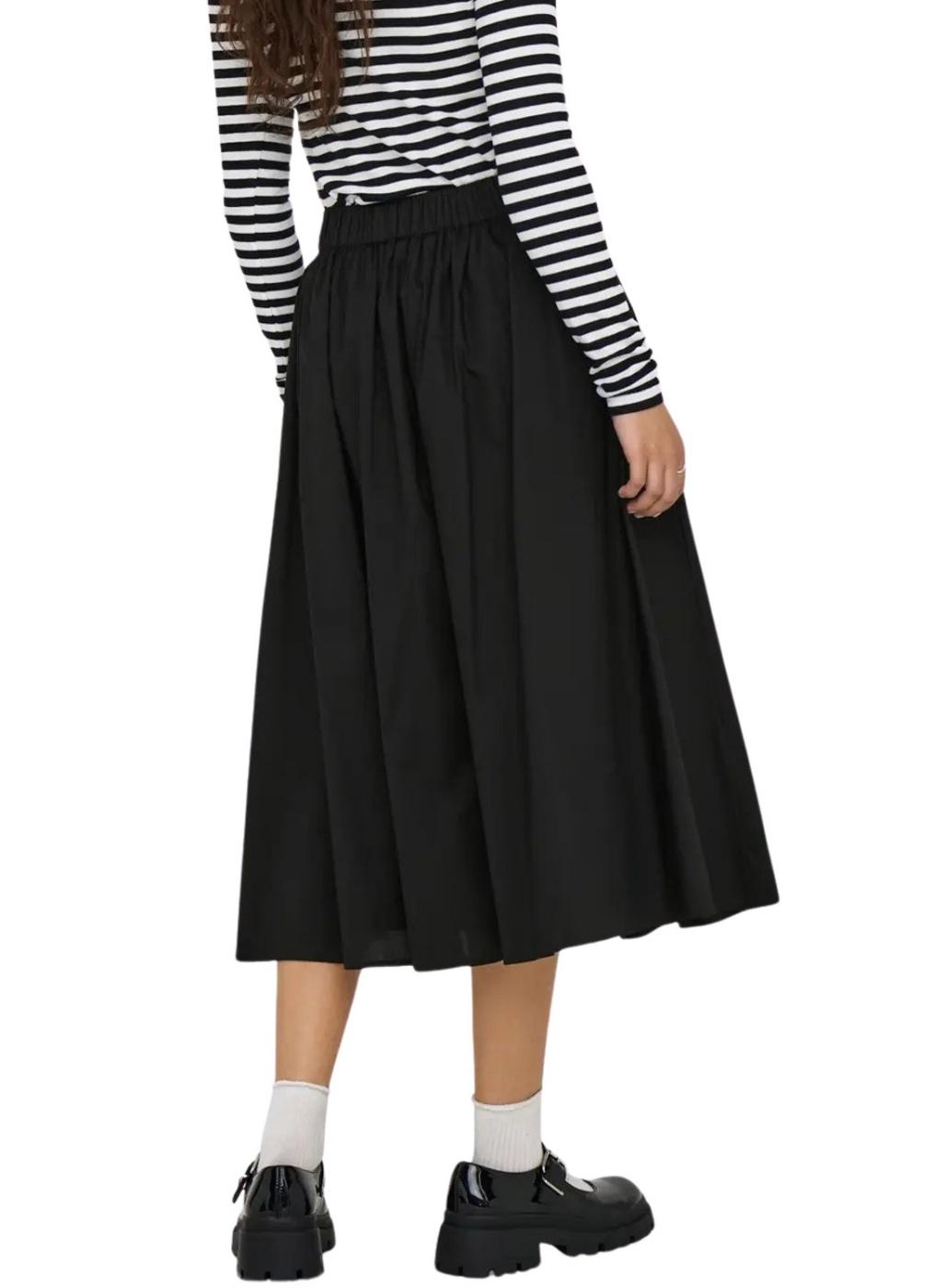 Falda Only Maila negro para mujer