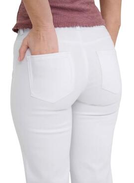 Pantalón vaquero Only Blush blanco para mujer