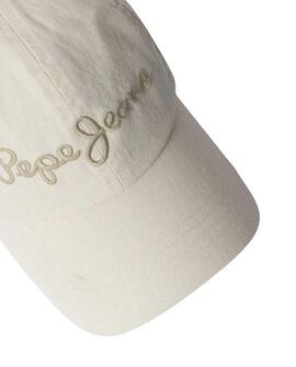 Gorra Pepe Jeans Alix para niños beige 