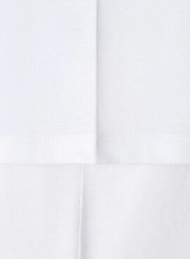 Camiseta logo Pepe Jeans New Art blanco para niño 