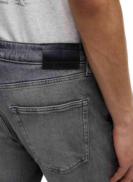 Pantalón vaquero Tommy Jeans Scanton slim gris para hombre