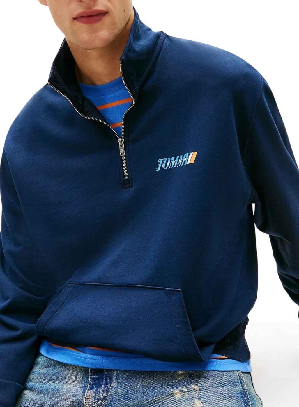 Sudadera Tommy Jeans LA Relaxed marino para hombre