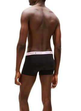 Pack 3 calzoncillos Tommy Hilfiger Trunk Signature negro multi para hombre