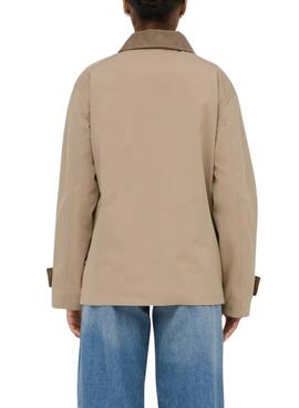 Chaqueta Only Evelyn camel para mujer