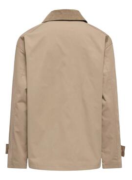 Chaqueta Only Evelyn camel para mujer
