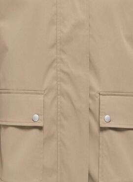 Chaqueta Only Evelyn camel para mujer
