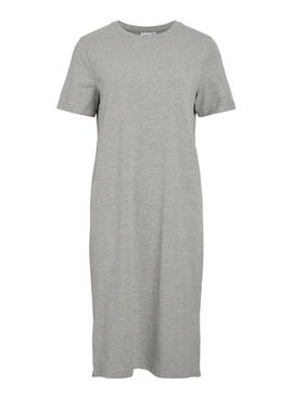 Vestido Vila Nora gris para mujer