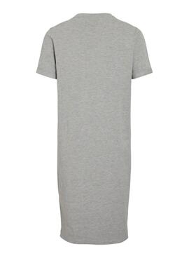 Vestido Vila Nora gris para mujer