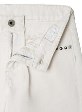 Pantalón Vaquero Pepe Jeans Lexy Ecru blanco para niña 