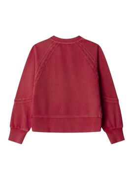 Sudadera Pepe Jeans Gabelle Roja para niña 