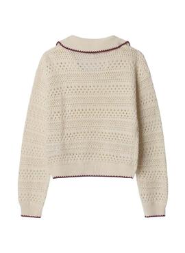 Jersey Pepe Jeans Faith balnco para mujer 