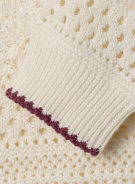 Jersey Pepe Jeans Faith balnco para mujer 