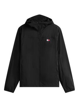 Cazadora Tommy Jeans Outdoor Shell negro para hombre
