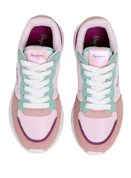 Zapatilla Pepe Jeans Tegan Bass rosa para niña 