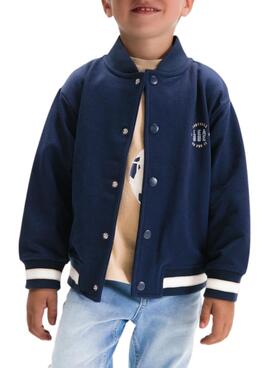 Chaqueta Bomber Mayoral azul para niño 