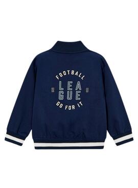 Chaqueta Bomber Mayoral azul para niño 