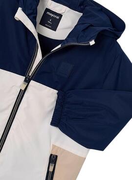 Cortavientos Mayoral azul marino para niño