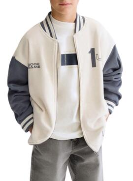 Bomber Mayoral beige para niño 