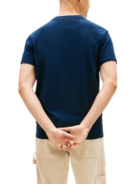 Camiseta Tommy Jeans Vintage logo marino para hombre