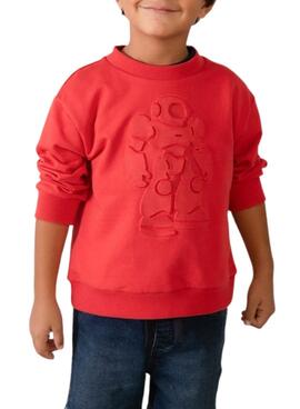 Sudadera Mayoral Roja Astronauta para niño 