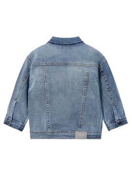 Cazadora Vaquera Mayoral Azul con bolsillos para niño 