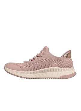 Zapatillas Skechers BOBS Squad 4 rosa para mujer