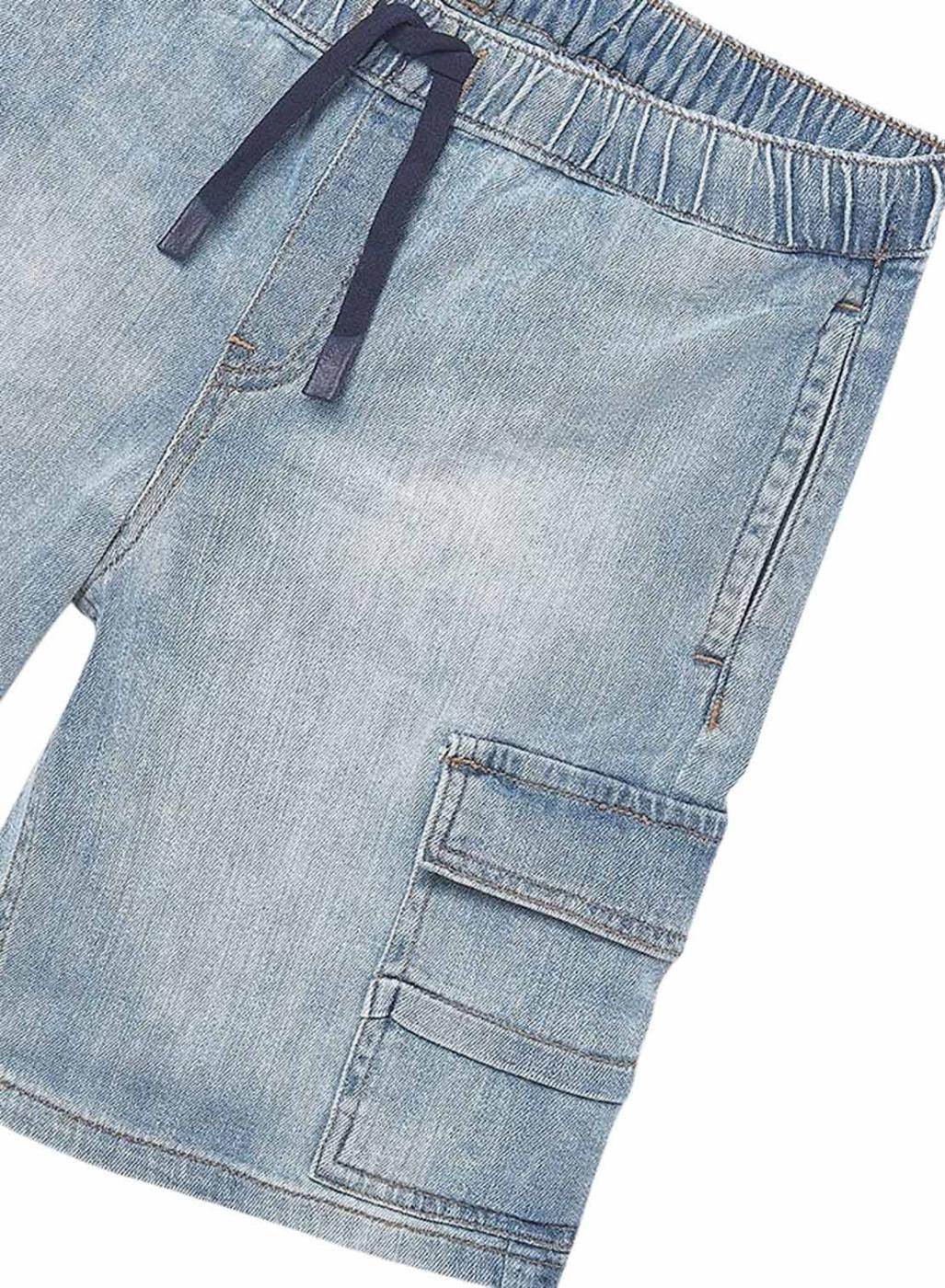 Bermuda Mayoral azul con cordón para niño 