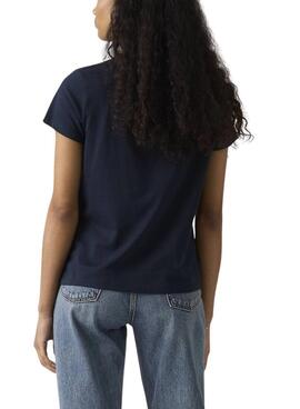 Camiseta Levis The Perfect Tee azul marino para mujer