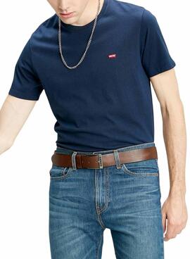 Cinturón Levis Duncan marrón para hombre