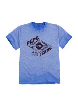 Camiseta Pepe Jeans Steven Azul Hombre