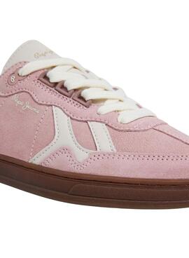 Zapatillas Pepe Jeans Ball piel rosa para mujer