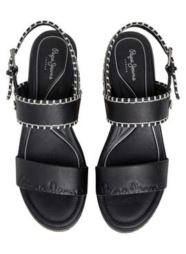 Sandalias Pepe Jeans Billie negro para mujer