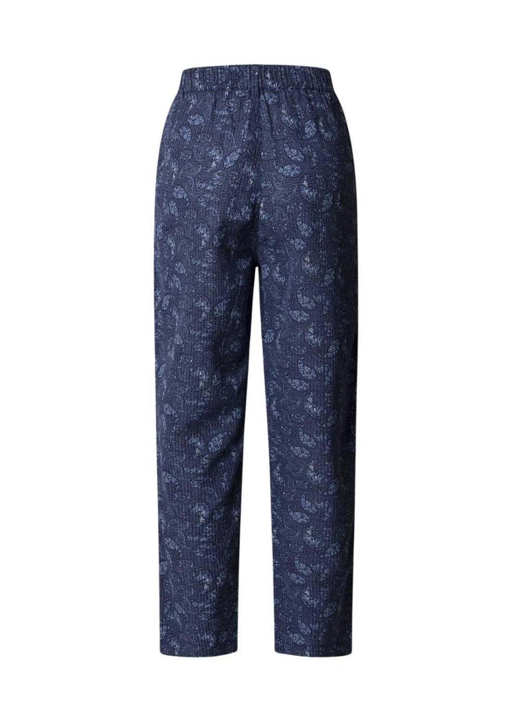 Pantalón Pepe Jeans Amanda paisley azul para mujer