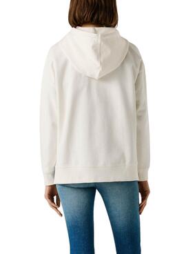 Sudadera Pepe Jeans Narel blanco para mujer