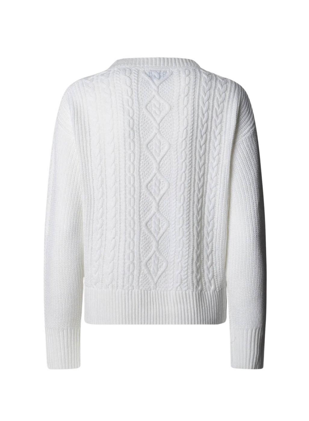 Jersey Pepe Jeans Katia blanco para mujer