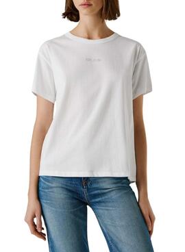 Camiseta Pepe Jeans Mia blanco para mujer