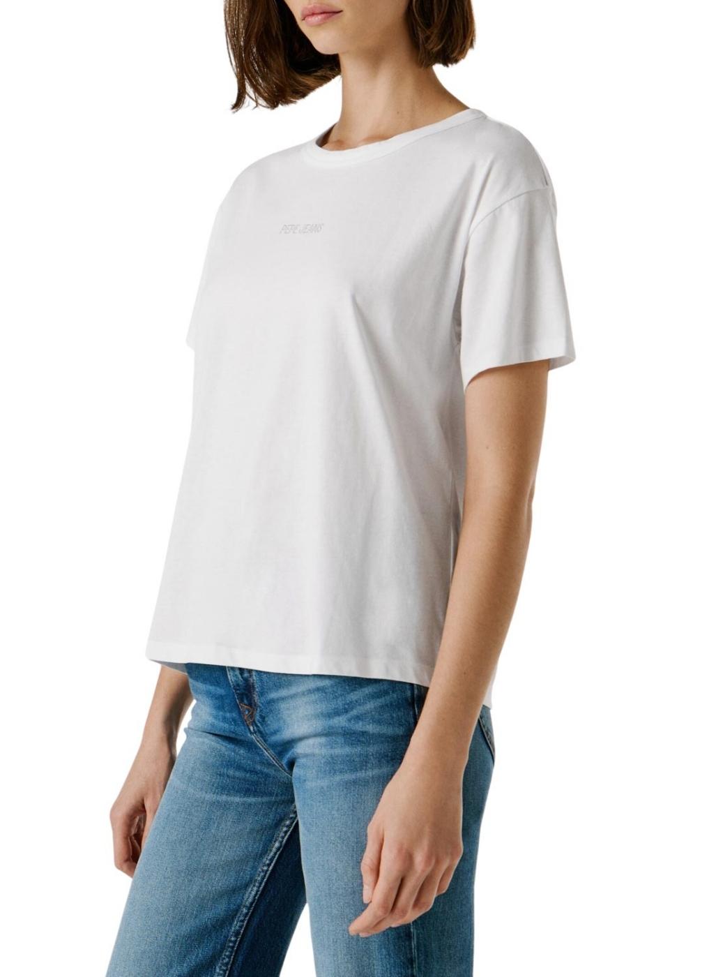 Camiseta Pepe Jeans Mia blanco para mujer