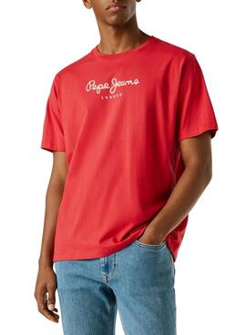 Camiseta Pepe Jeans Eggo rojo para hombre