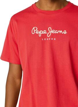 Camiseta Pepe Jeans Eggo rojo para hombre