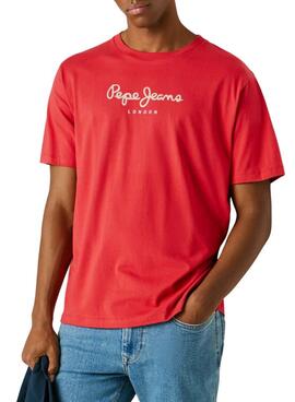 Camiseta Pepe Jeans Eggo rojo para hombre