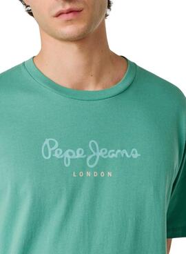 Camiseta Pepe Jeans Eggo verde para hombre