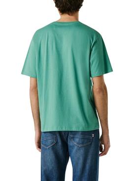 Camiseta Pepe Jeans Eggo verde para hombre