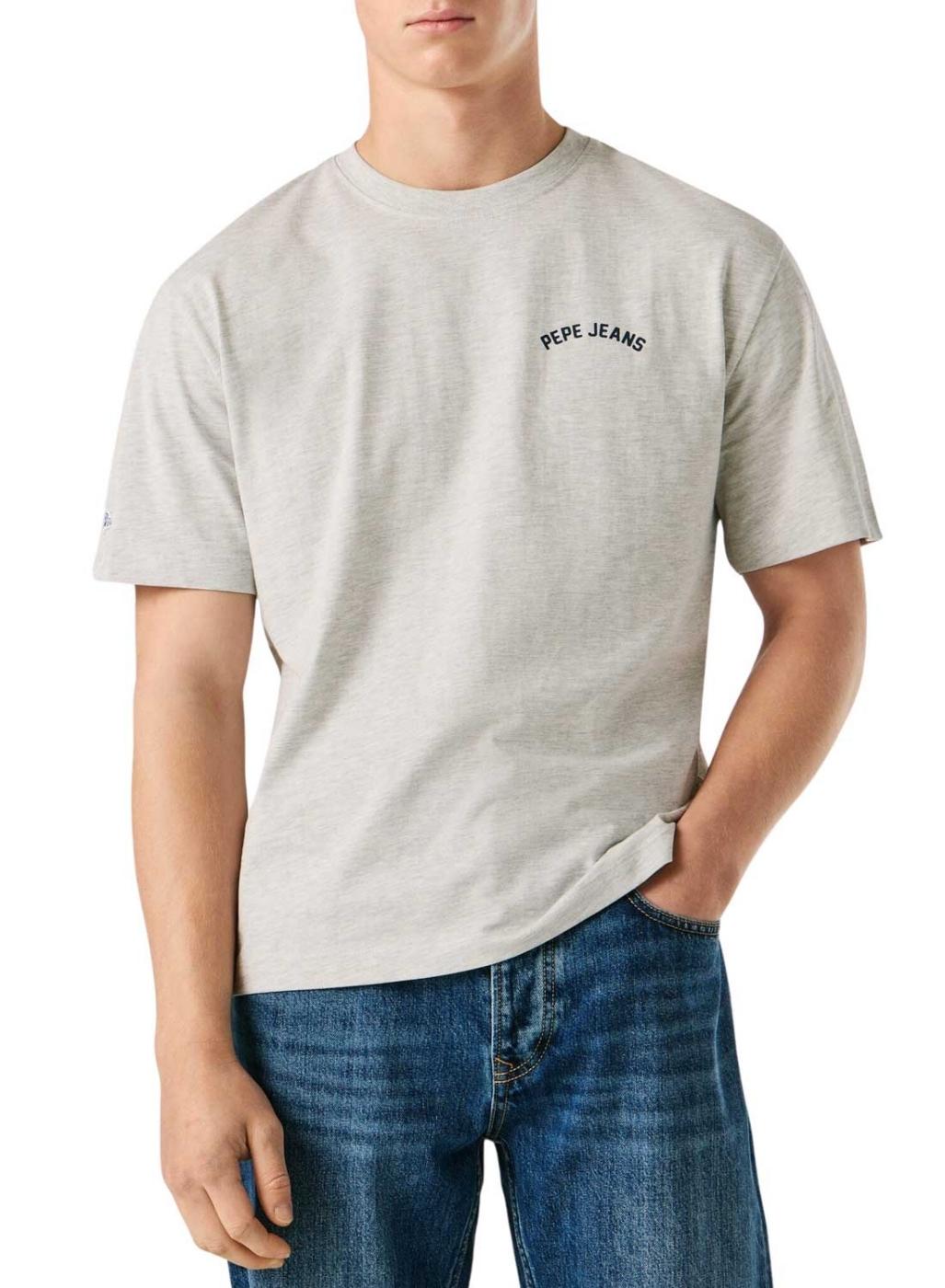 Camiseta Pepe Jeans Gideon gris para hombre