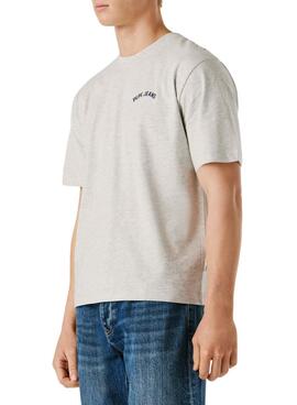 Camiseta Pepe Jeans Gideon gris para hombre