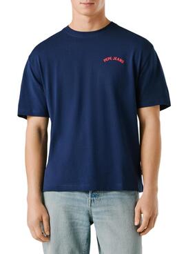 Camiseta Pepe Jeans Gideon azul marino para hombre