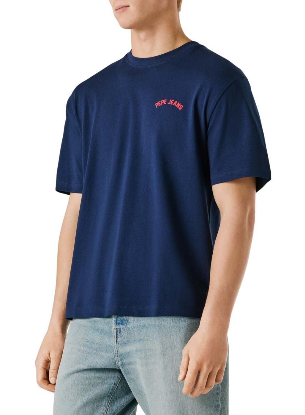 Camiseta Pepe Jeans Gideon azul marino para hombre