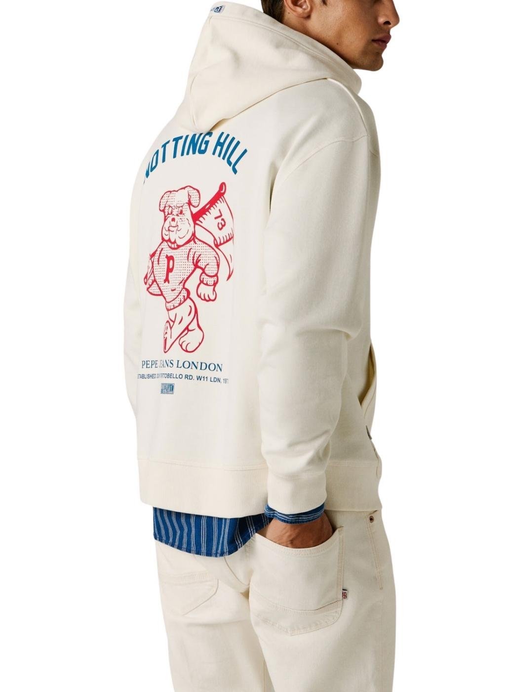 Sudadera Pepe Jeans Gideon blanco para hombre