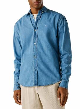 Camisa vaquera Pepe Jeans Classic slim azul para hombre