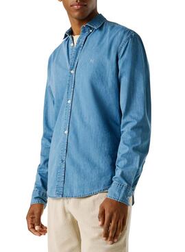 Camisa vaquera Pepe Jeans Classic slim azul para hombre